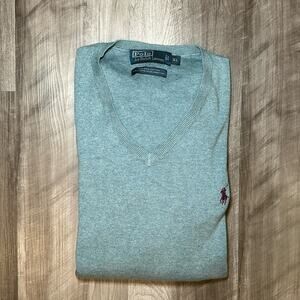 Polo by Ralph Lauren Pima Cotton V-Neck Sweater - XL